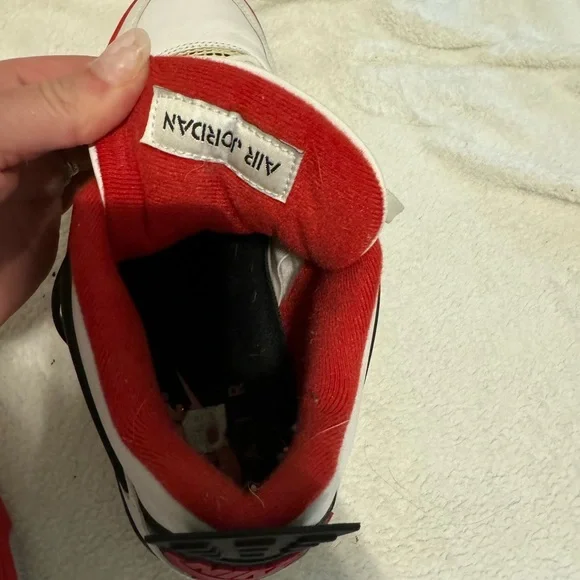 Jordan 4 Retro Fire Red (mens 9.5M) - Picture 6 of 11